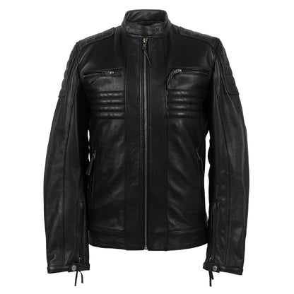 Blackstone Quilted Biker Jacket-0
