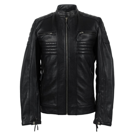 Blackstone Quilted Biker Jacket-0