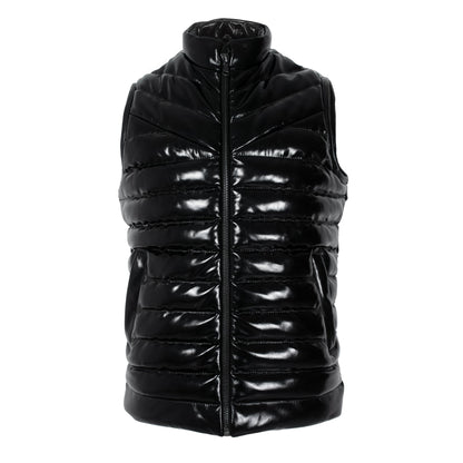 Men's High-Gloss Lambskin Puffer Vest-0