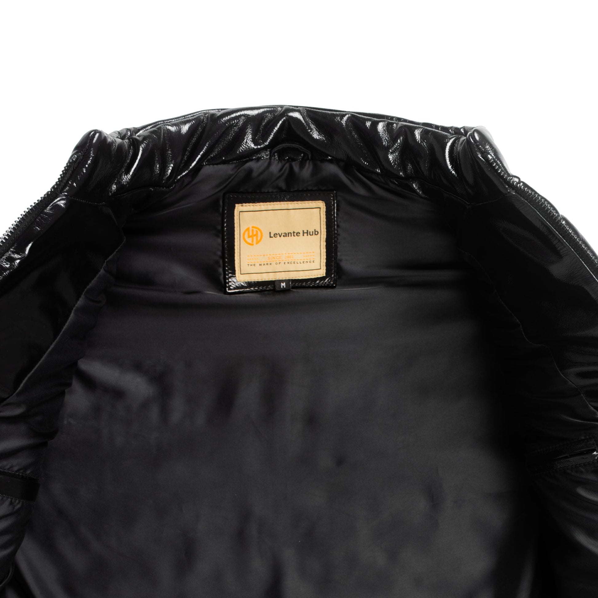 Men's High-Gloss Lambskin Puffer Vest-2