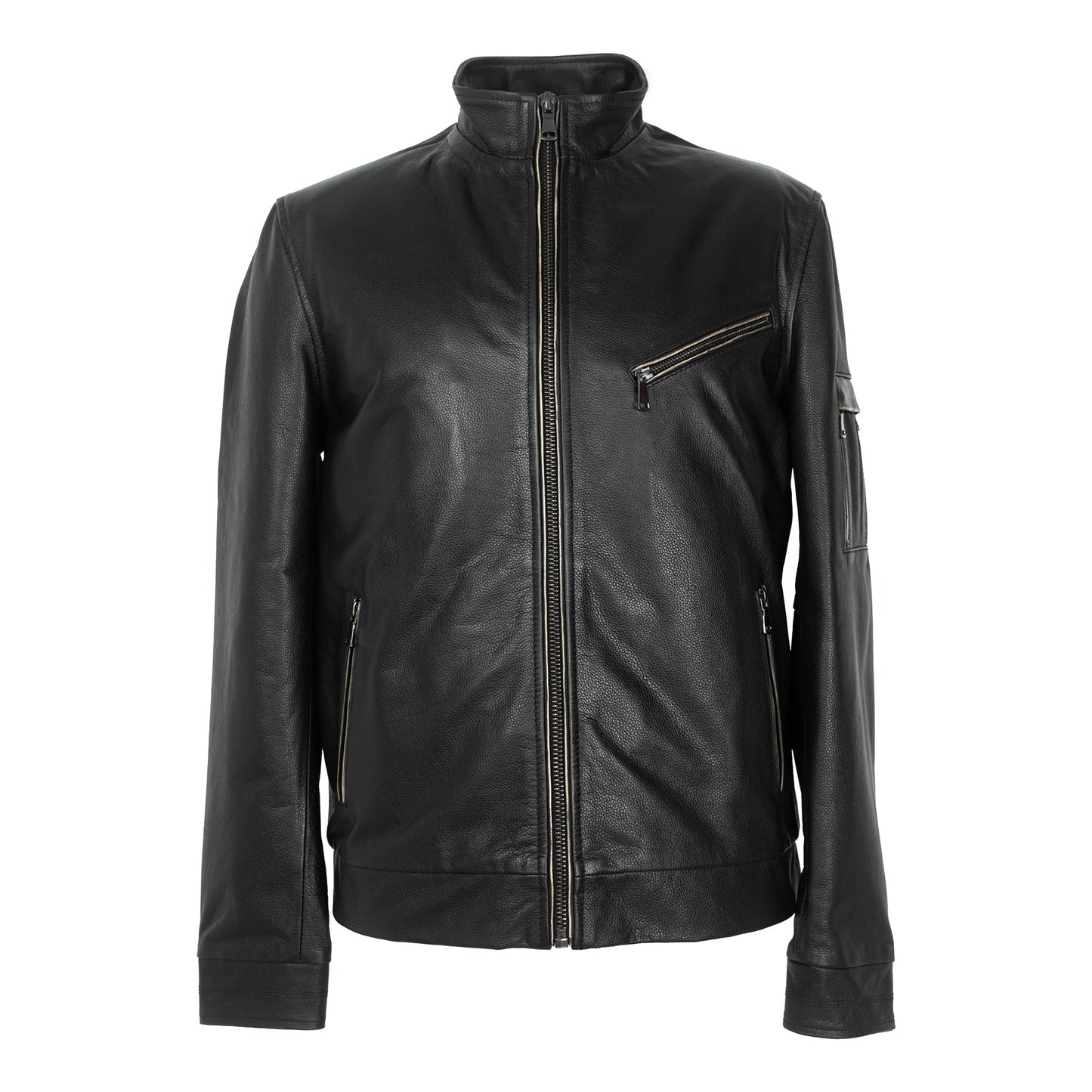 Classic Cowhide Leather Jacket – Air Force Edition-0