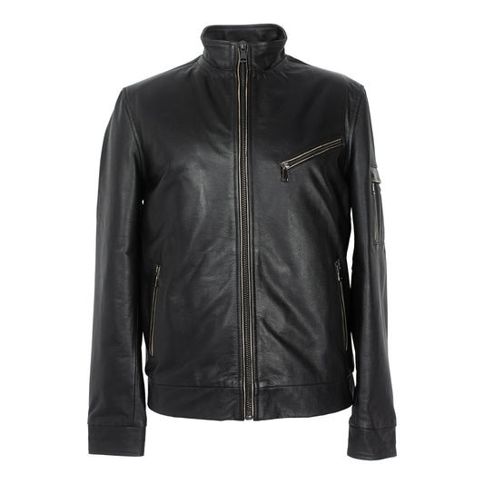 Classic Cowhide Leather Jacket – Air Force Edition-0