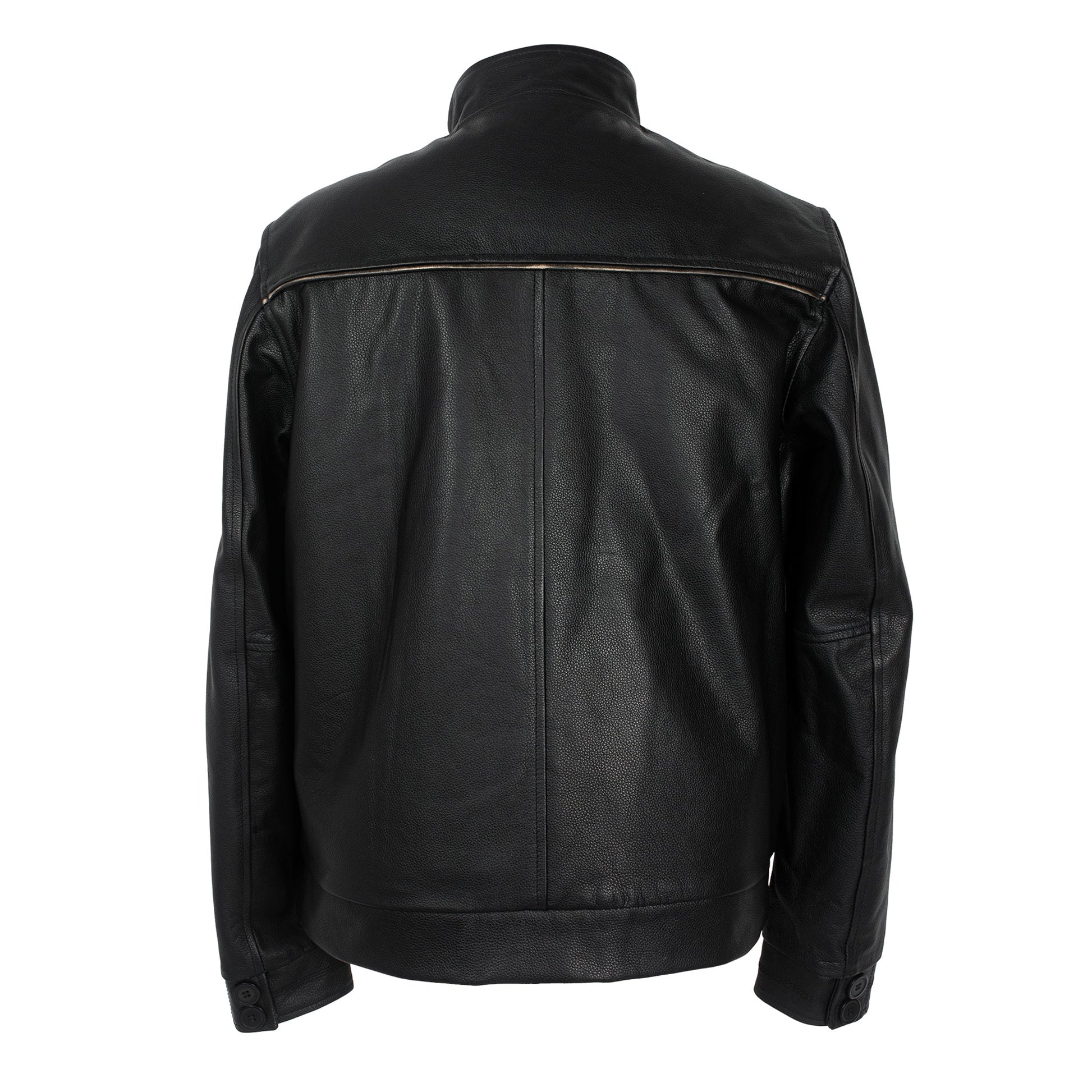 Classic Cowhide Leather Jacket – Air Force Edition-1