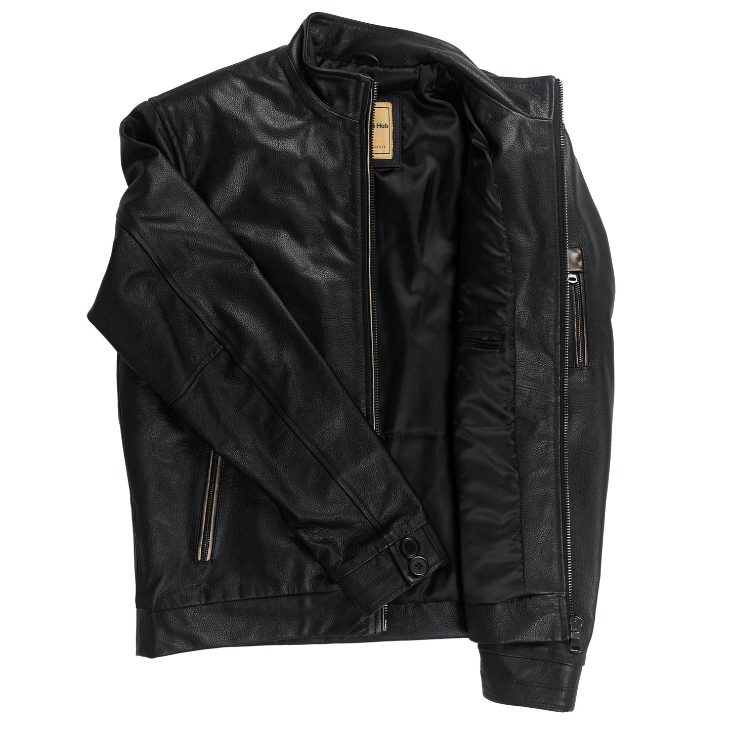 Classic Cowhide Leather Jacket – Air Force Edition-4